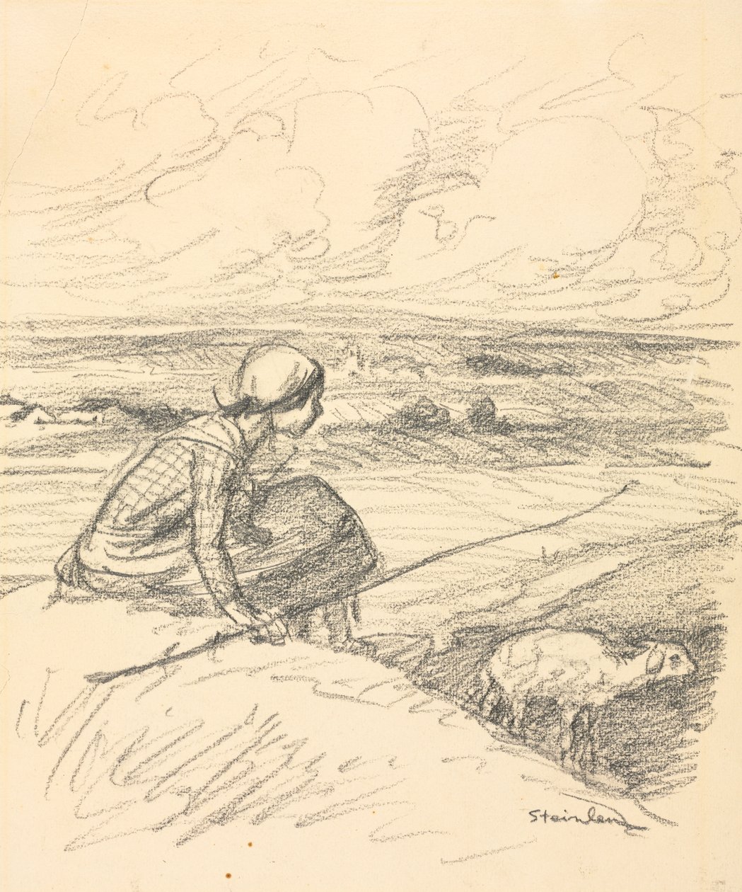 The Shepherdess by Théophile Alexandre Steinlen