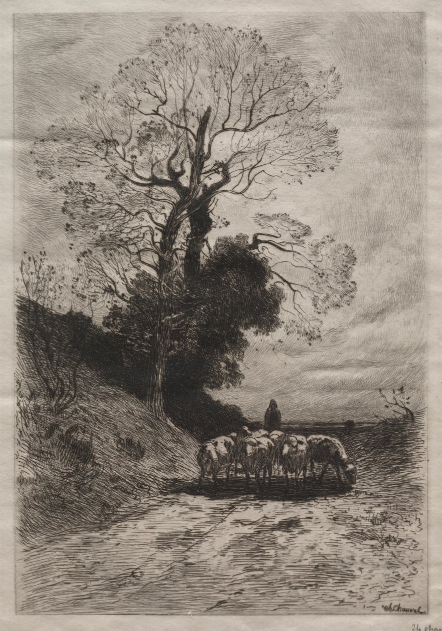 Return of the Flock by Theophile Narcisse Chauvel