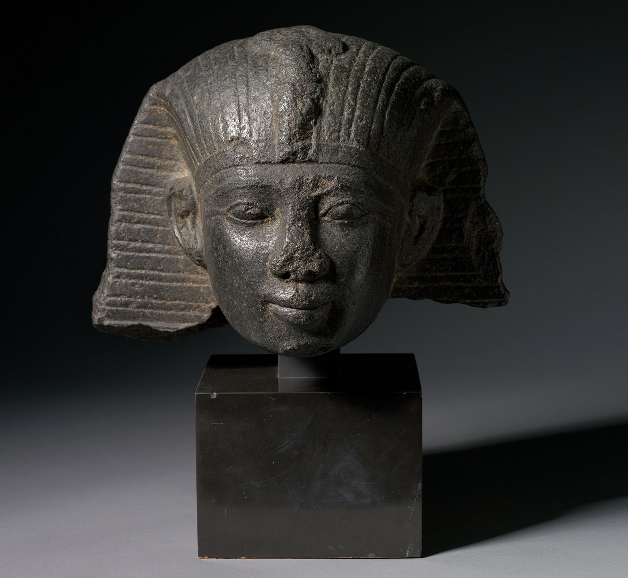 Head of a King, 21st or 22nd Dynasty, c.1069-715 BC by Third Intermediate Period Egyptian