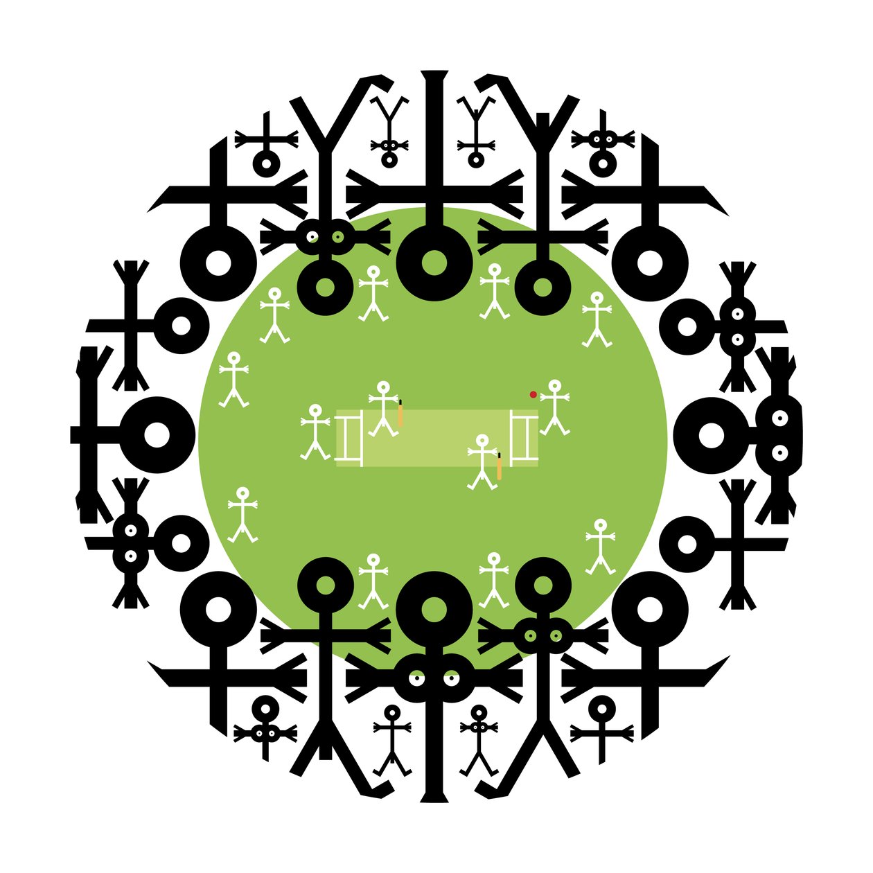 Crowd Icon Cricket, 2006 by Thisisnotme Thisisnotme