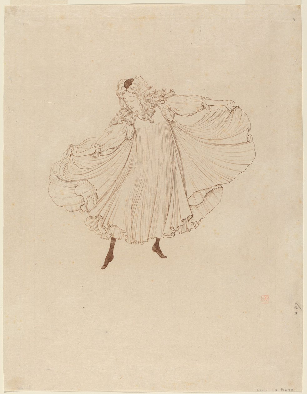 Loie Fuller by Théo van Rysselberghe