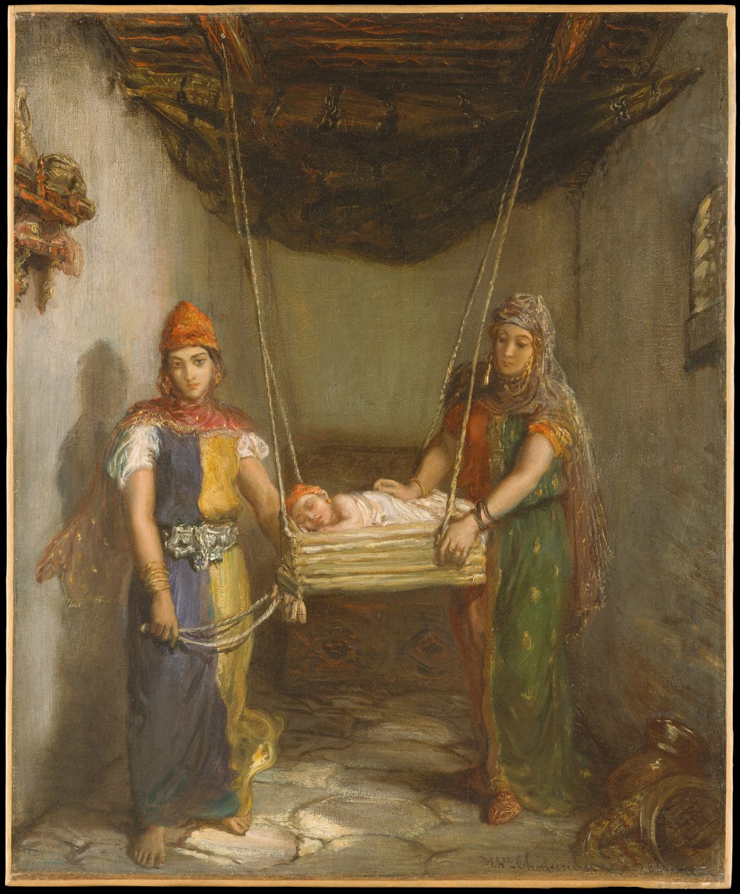Scene in the Jewish Quarter of Constantine by Théodore Chassériau