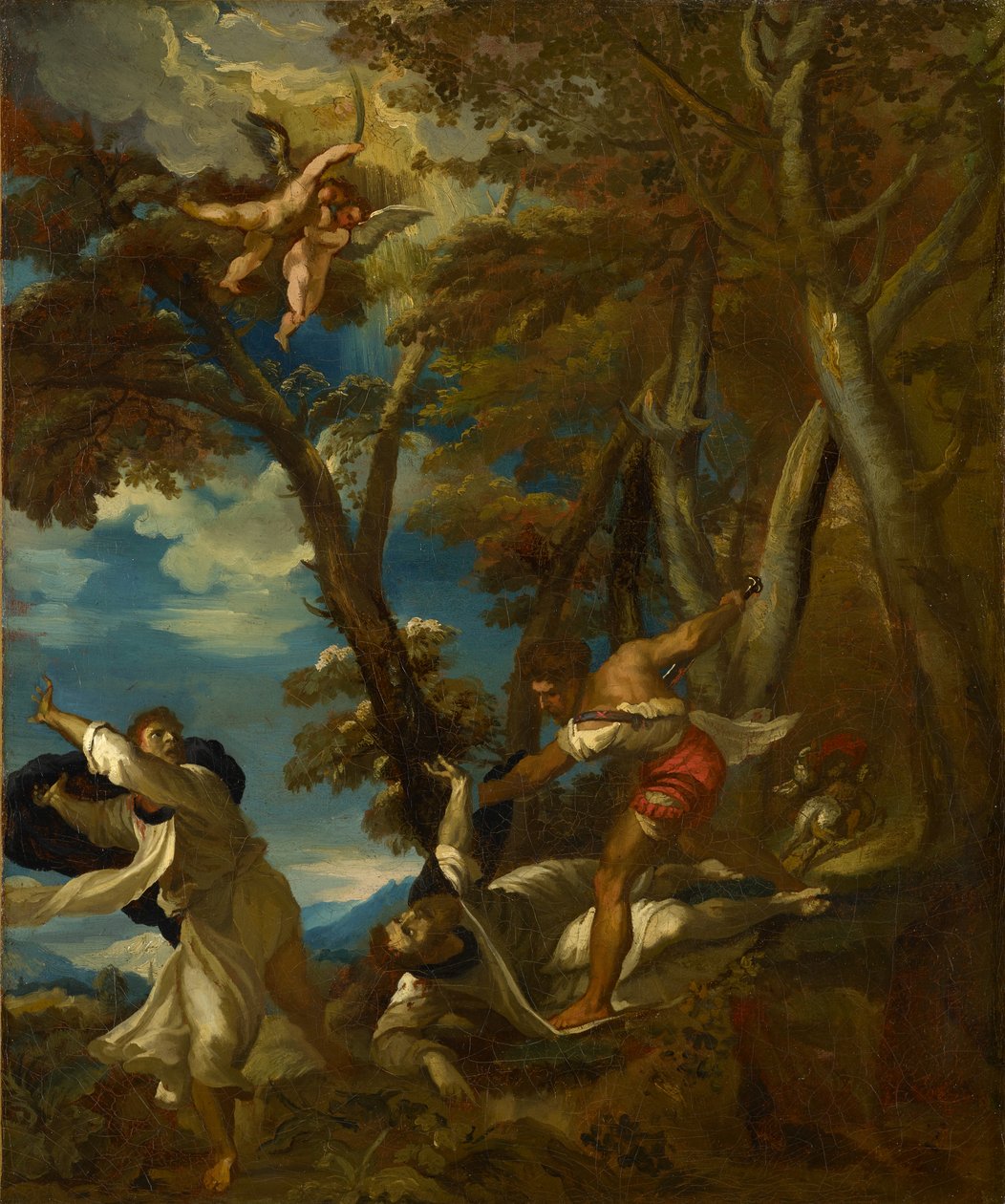 The Martyrdom of Saint Peter (after Titian) by Theodore Gericault