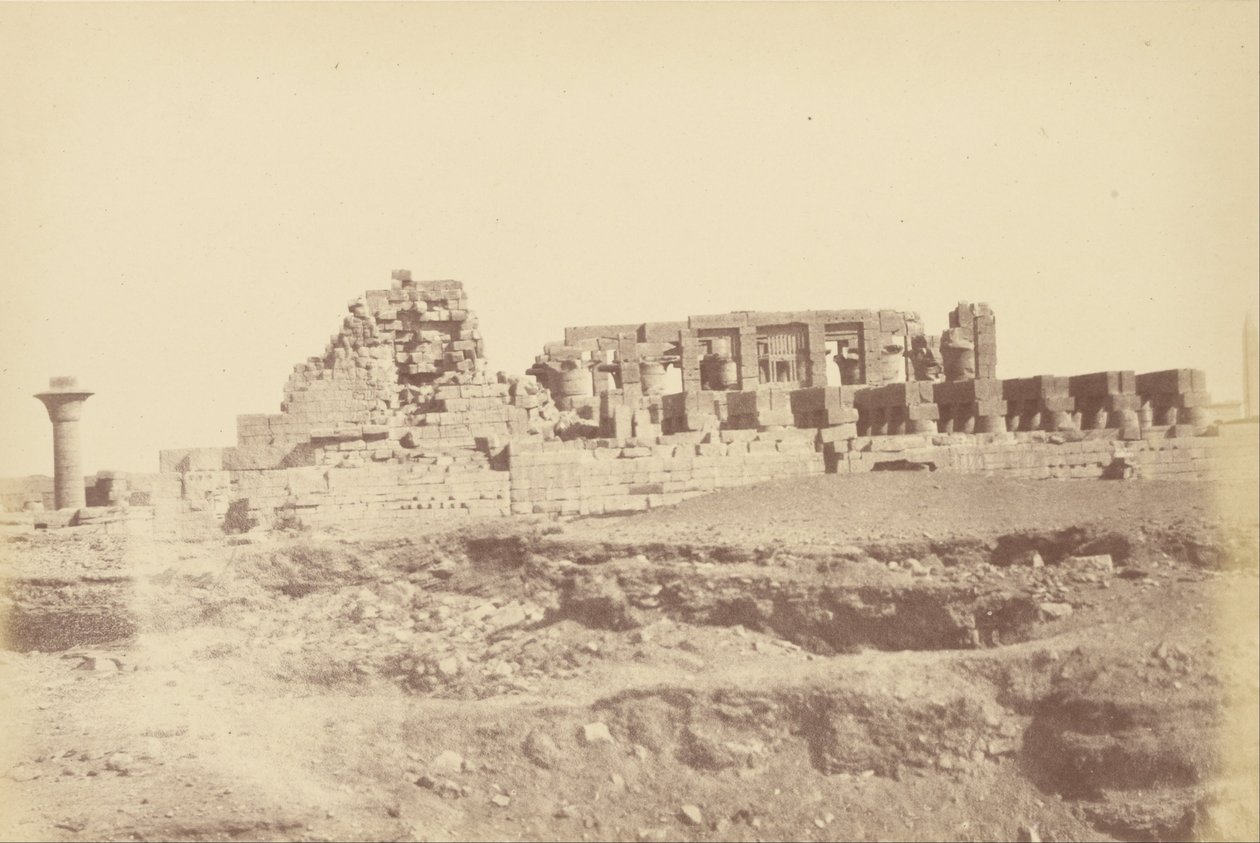 (Overview of Karnak) by Théodule Devéria