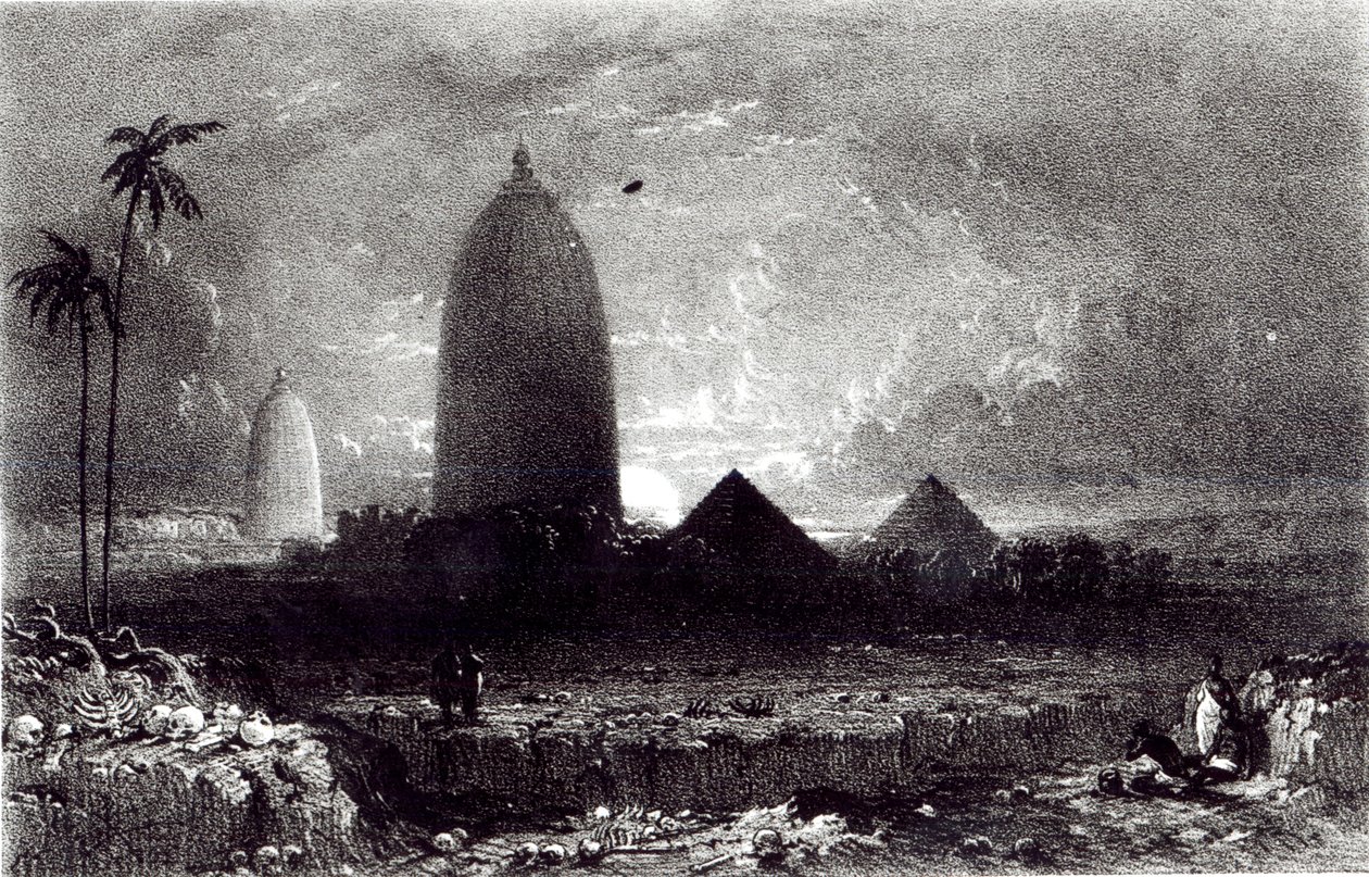 Jagannath Temple, engraved by A. Picken, 1837 by Thomas Bacon