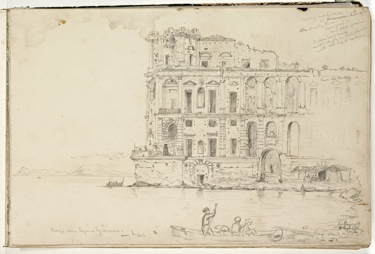 Palazzo della Regina Giovanna, Napoli by Thomas Cole
