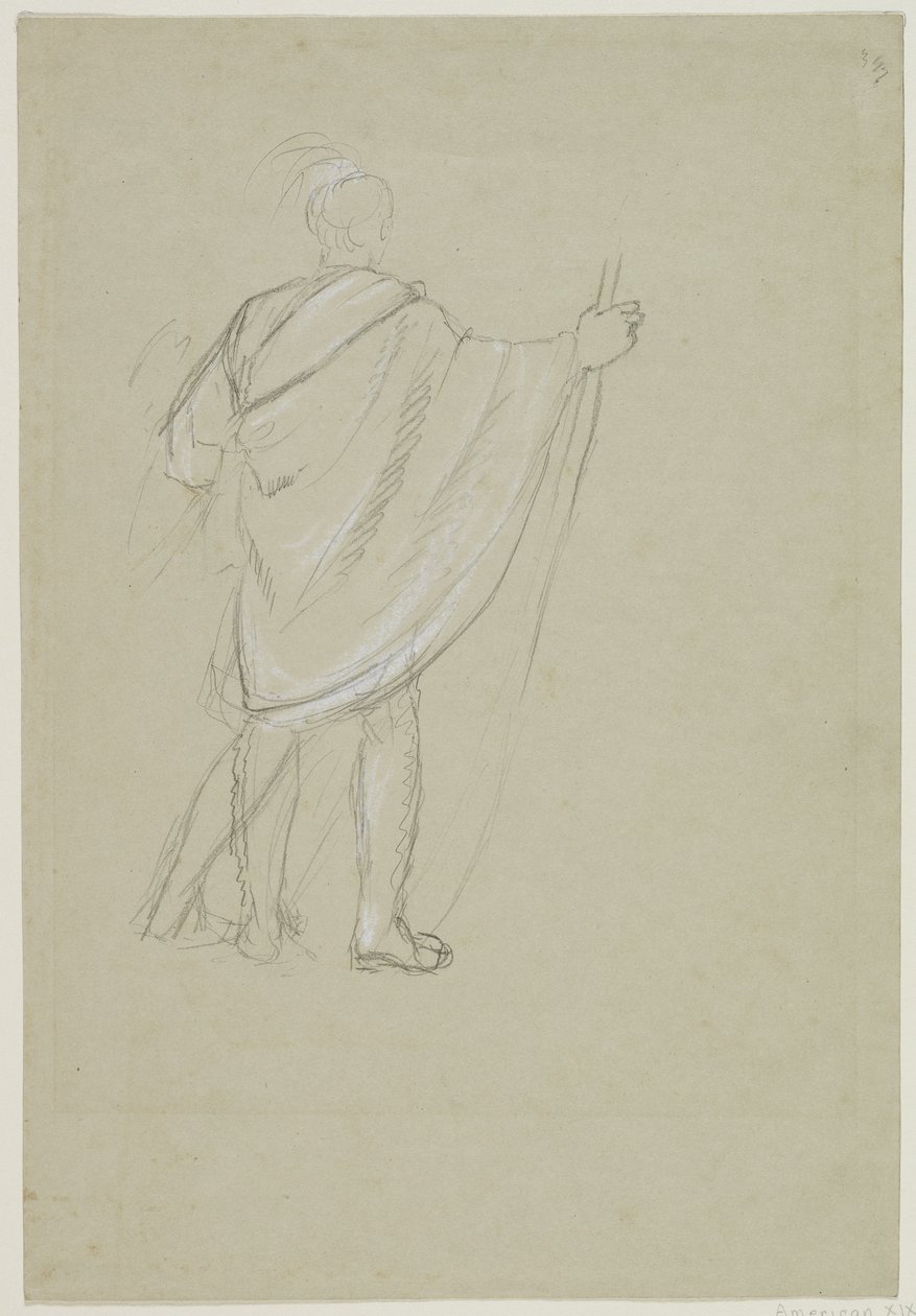 Standing Indian by Thomas Cole
