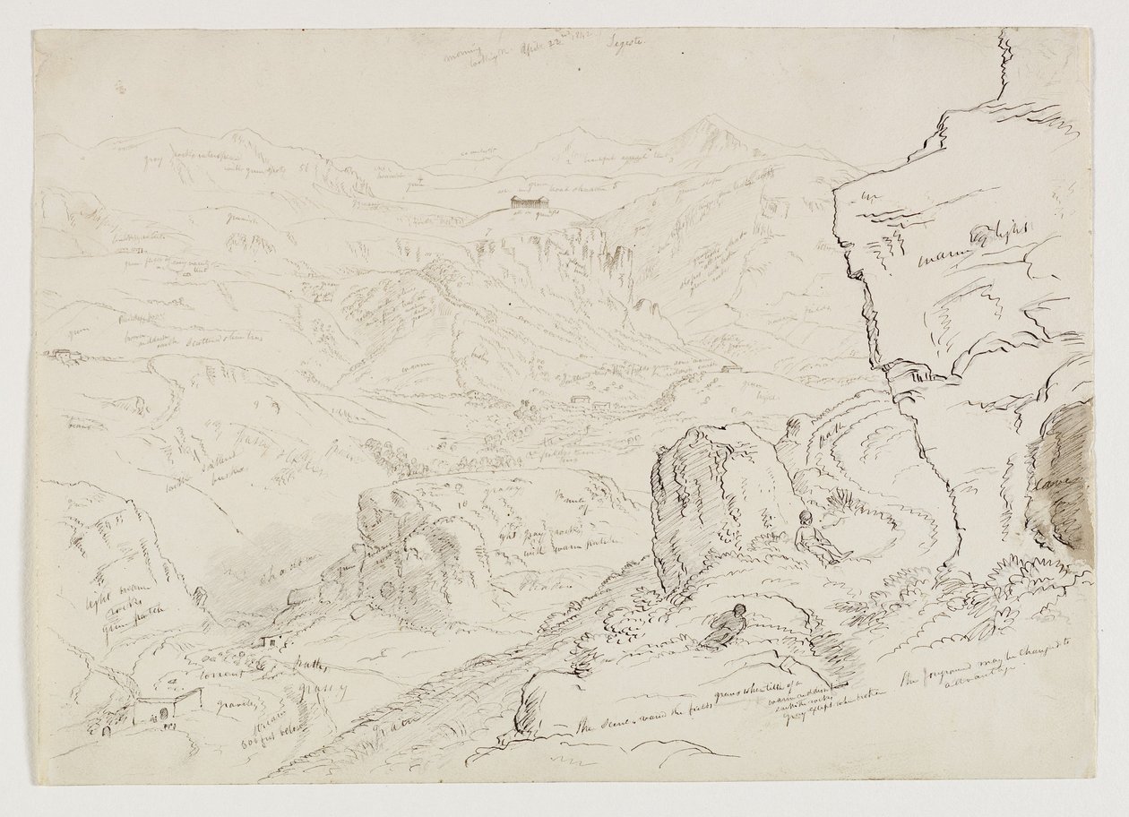 The Vale and Temple of Segesta, Sicily, 1842 by Thomas Cole