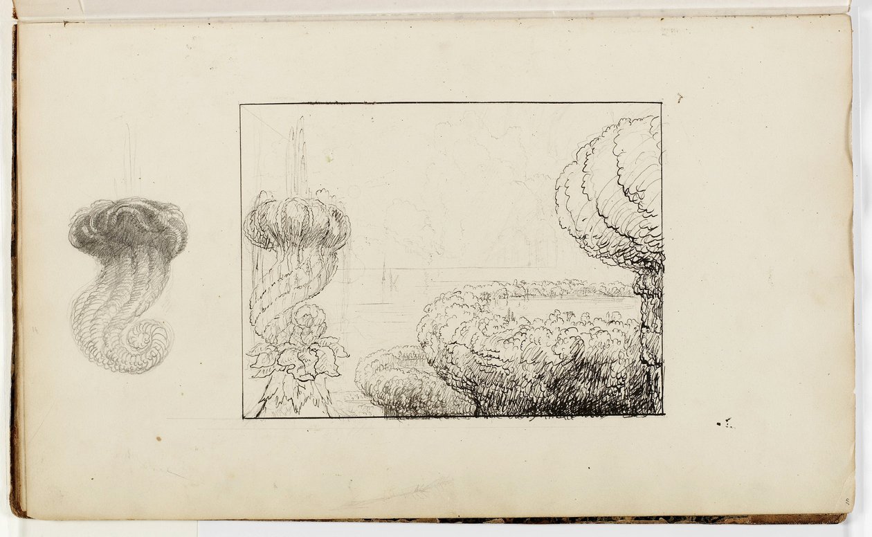 Untitled, Study for Titans Goblet, 1837 by Thomas Cole