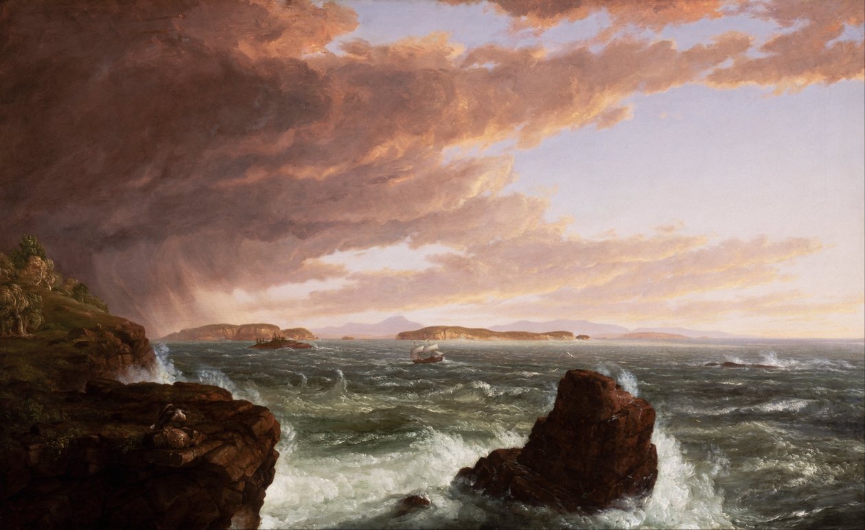 Views Across Frenchmans Bay from Mt. Desert Island, After a Squall