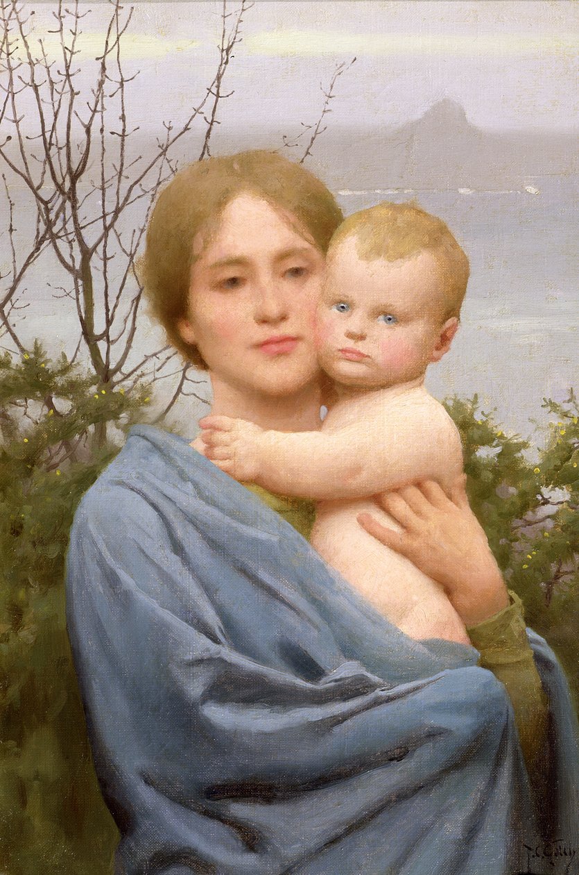 Madonna of the Mount by Thomas Cooper Gotch: Fine art print