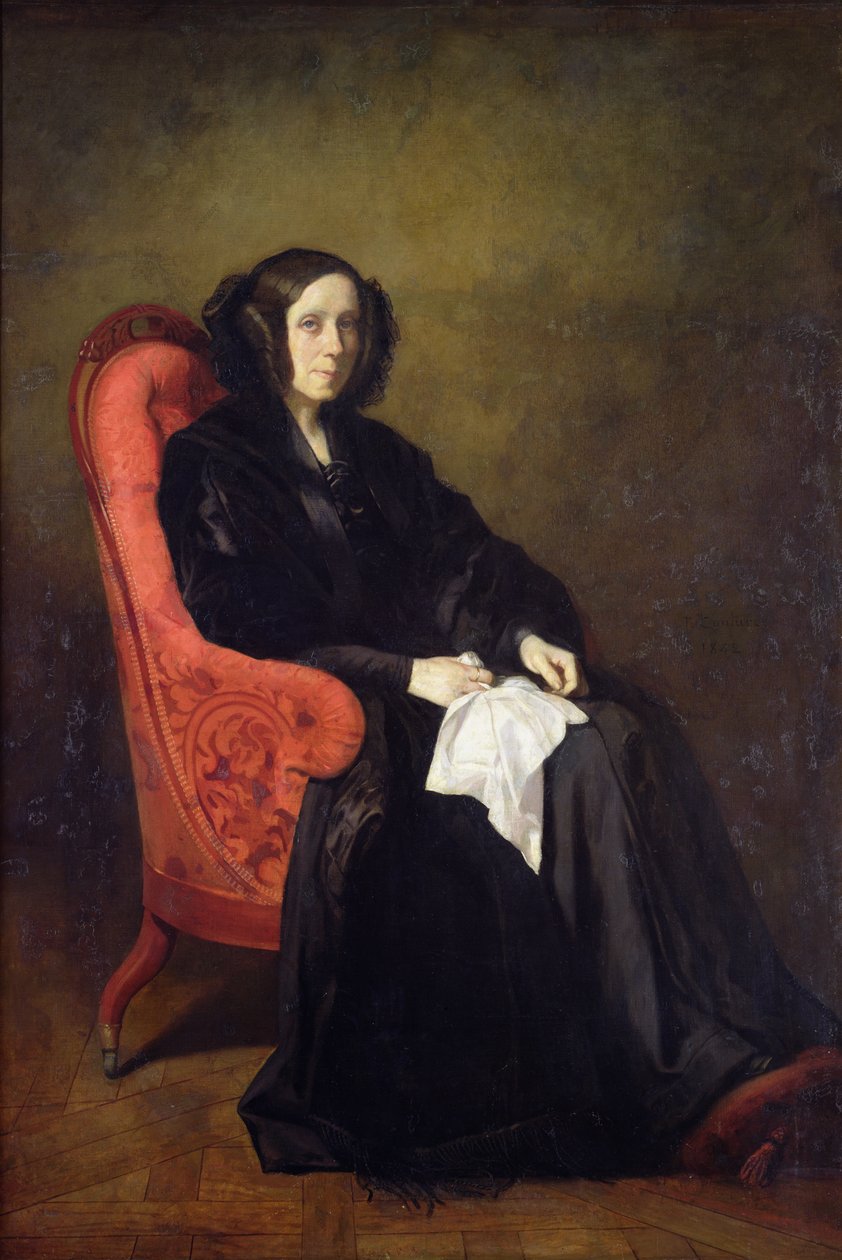 Portrait of Madame Poullain-Dumesnil, 1842 by Thomas Couture