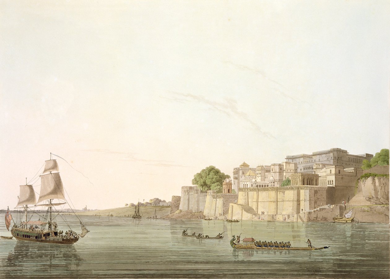 Ramnugur, near Benares, on the River Ganges, from 