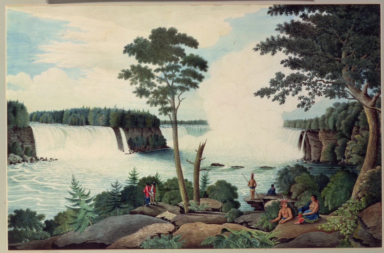 Niagara Falls from Below, c.1766 by Thomas Davies