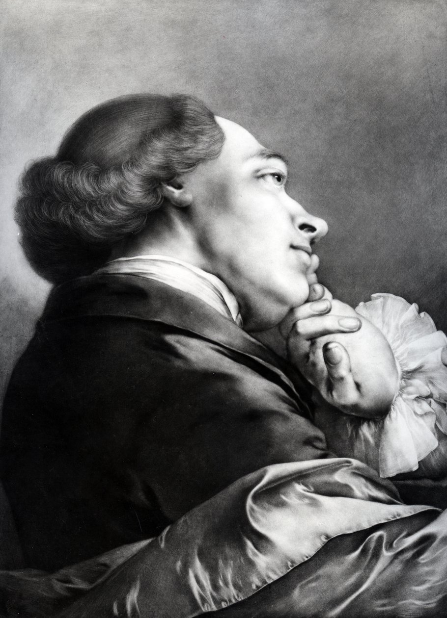 Man in Profile, 1760 by Thomas Frye