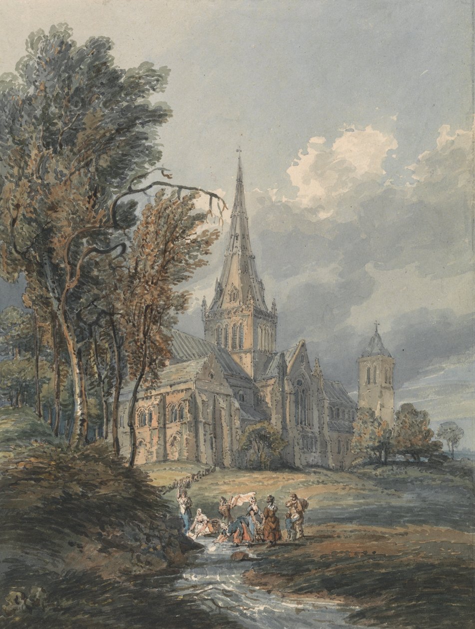 Glasgow Cathedral by Thomas Girtin