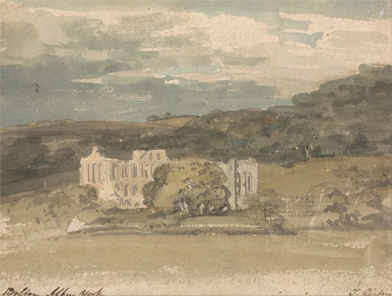 Rievaulx Abbey, Yorkshire by Thomas Girtin