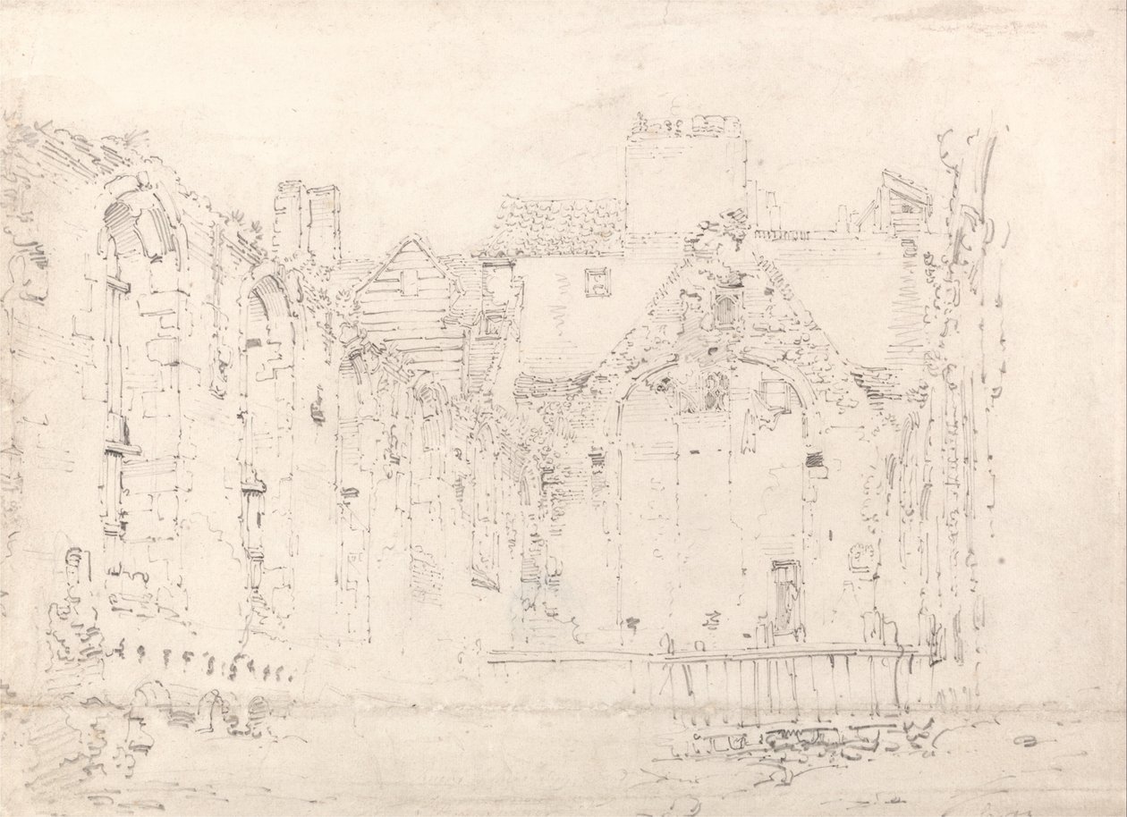 Ruins of Savoy Palace by Thomas Girtin