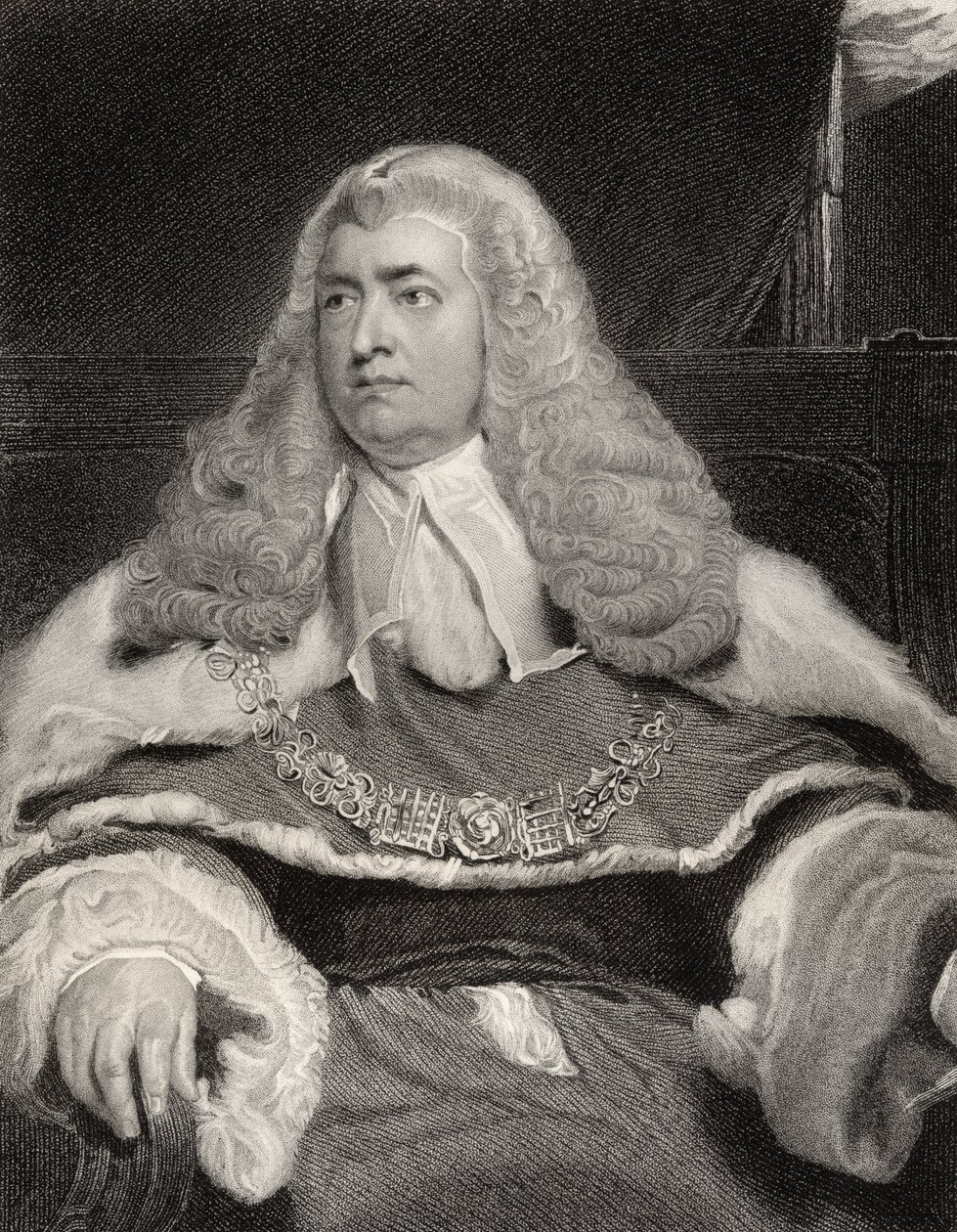 Edward Law, 1st Baron Ellenborough, engraved by G. Parker, from 