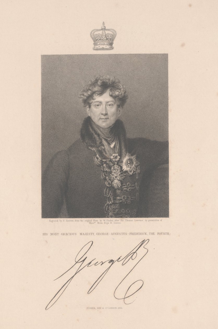 George-Augustus-Frederick, the Fourth, 1831 by Thomas Lawrence