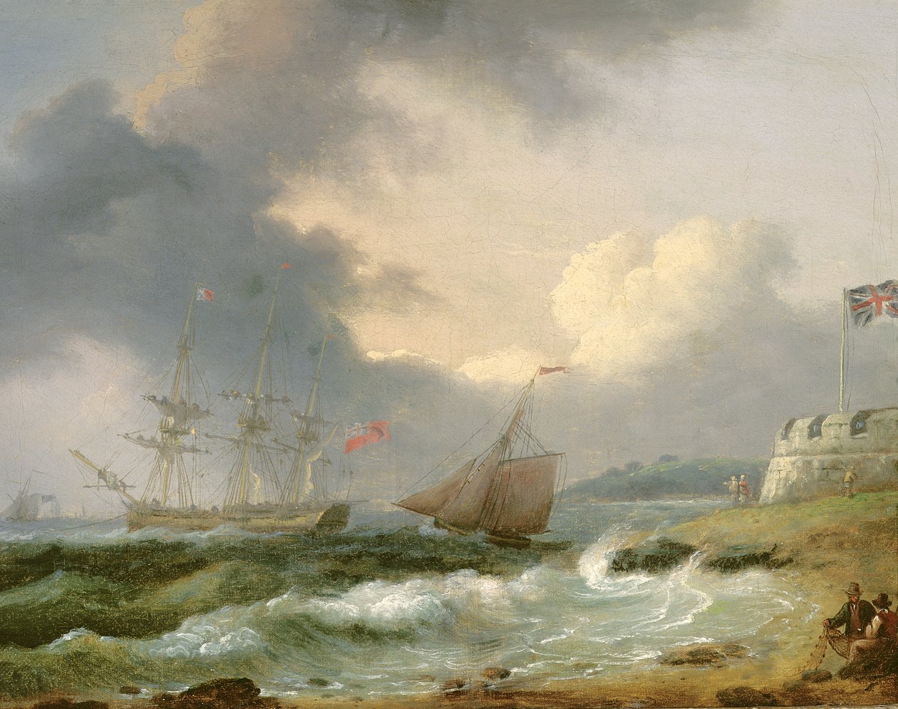 Off the Squadron, Cowes by Thomas Luny