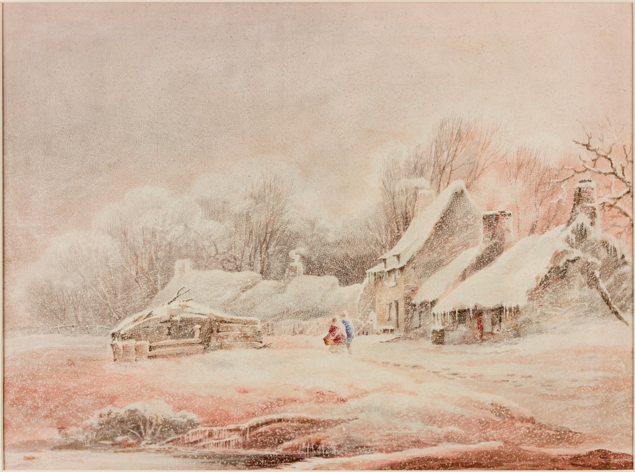Winter Scene by Thomas Miles Richardson