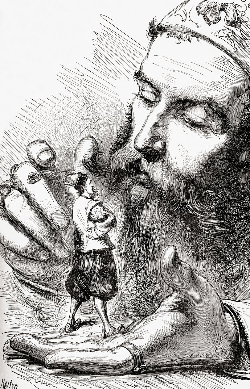 My Little Friend Grildrig, You Have Made a Most Admirable Panegyric upon Your Country, Illustration from 