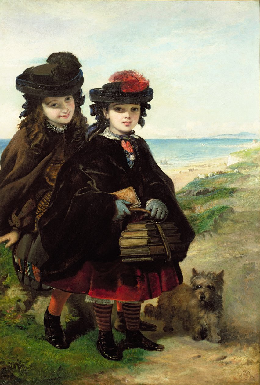 Off to School by Thomas Musgrave Joy
