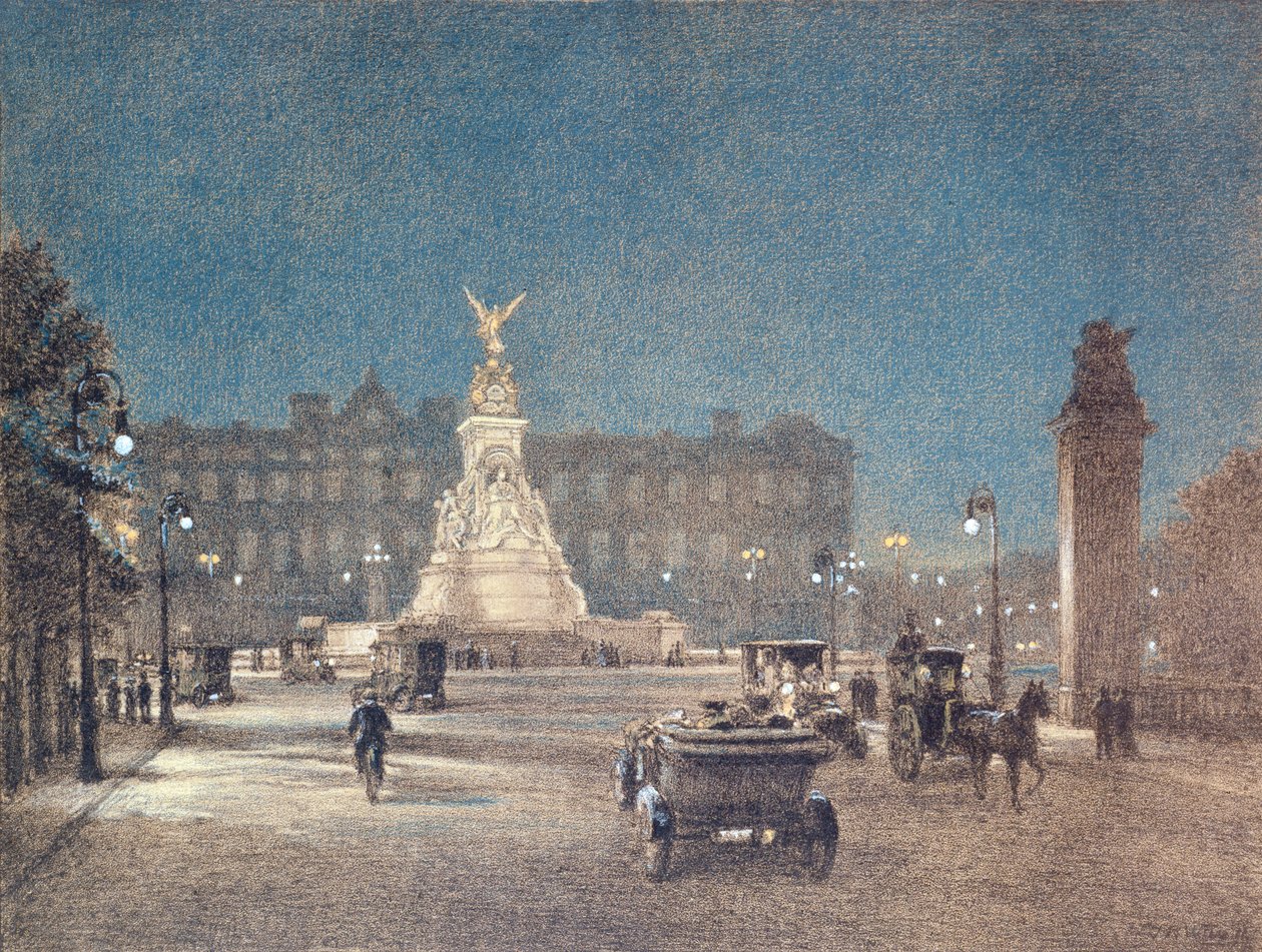 View of Buckingham Palace published by W.M. Power, 1912 by Thomas Robert Way