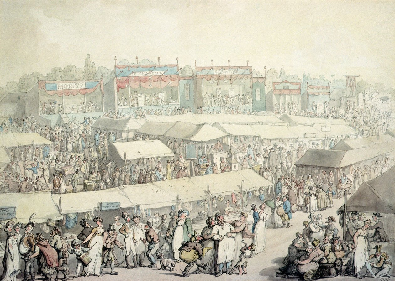 Brook Green Fair by Thomas Rowlandson
