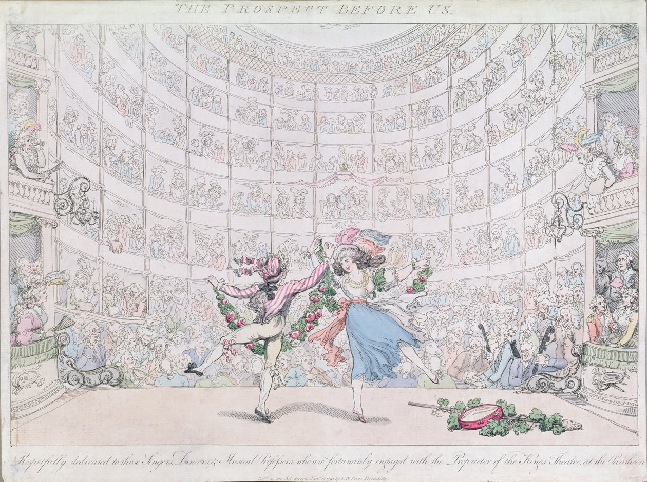 The Pantheon, Oxford Street, 1791 by Thomas Rowlandson