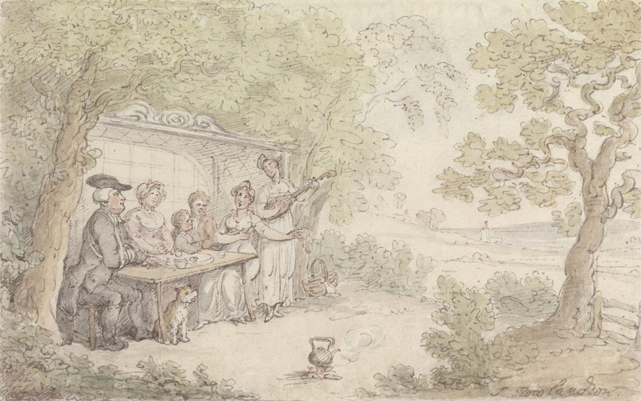 The Vicar of Wakefield - The Fair Penitent by Thomas Rowlandson
