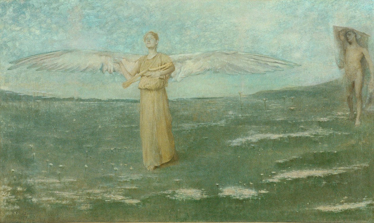 Tobias and the Angel by Thomas Wilmer Dewing