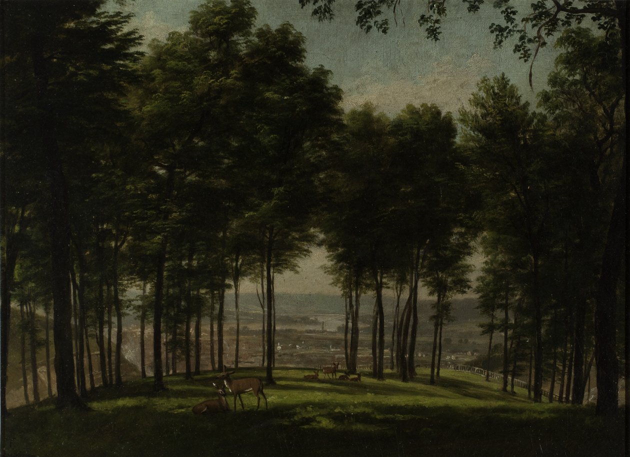 Mount Storm Park, Cincinnati, 1840 by Thomas Worthington Whittredge