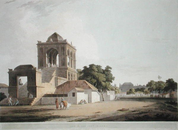 View in the Fort, Madura, plate 40 from 