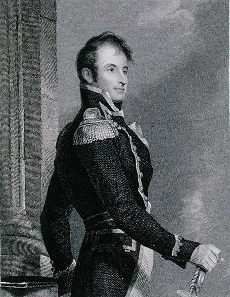 Stephen Decatur, engraved by Asher Brown Durand after a copy of the original by James Herring by Thomas (after) Sully