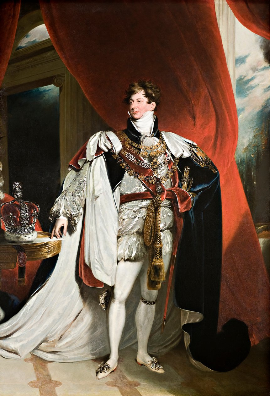 Portrait of King George IV by Thomas (studio of) Lawrence