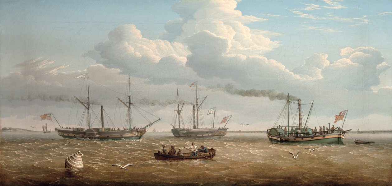 Three Paddle-Steamers, 