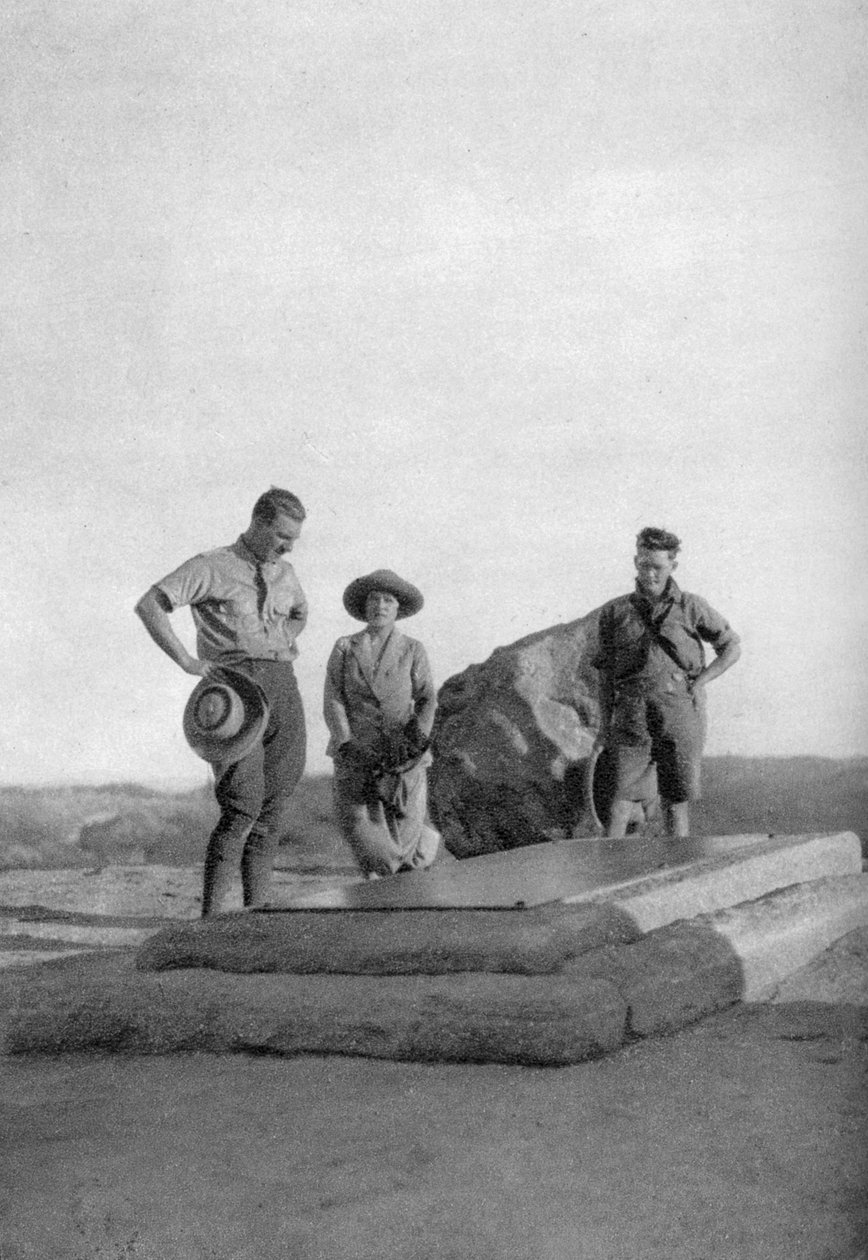 Grave of Cecil Rhodes, British businessman and politician in Africa, Southern Rhodesia, 1924-1927 by Thomas A. Glover