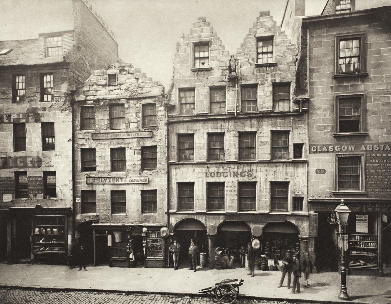 Old Buildings In High Street, Nos. 17-27 by Thomas Annan