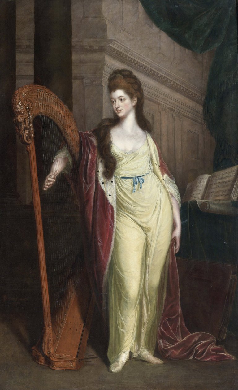 Portrait of Elizabeth, Baroness Craven (1750-1828), Later Margravine of Brandenburg-Ansbach by Thomas Beach