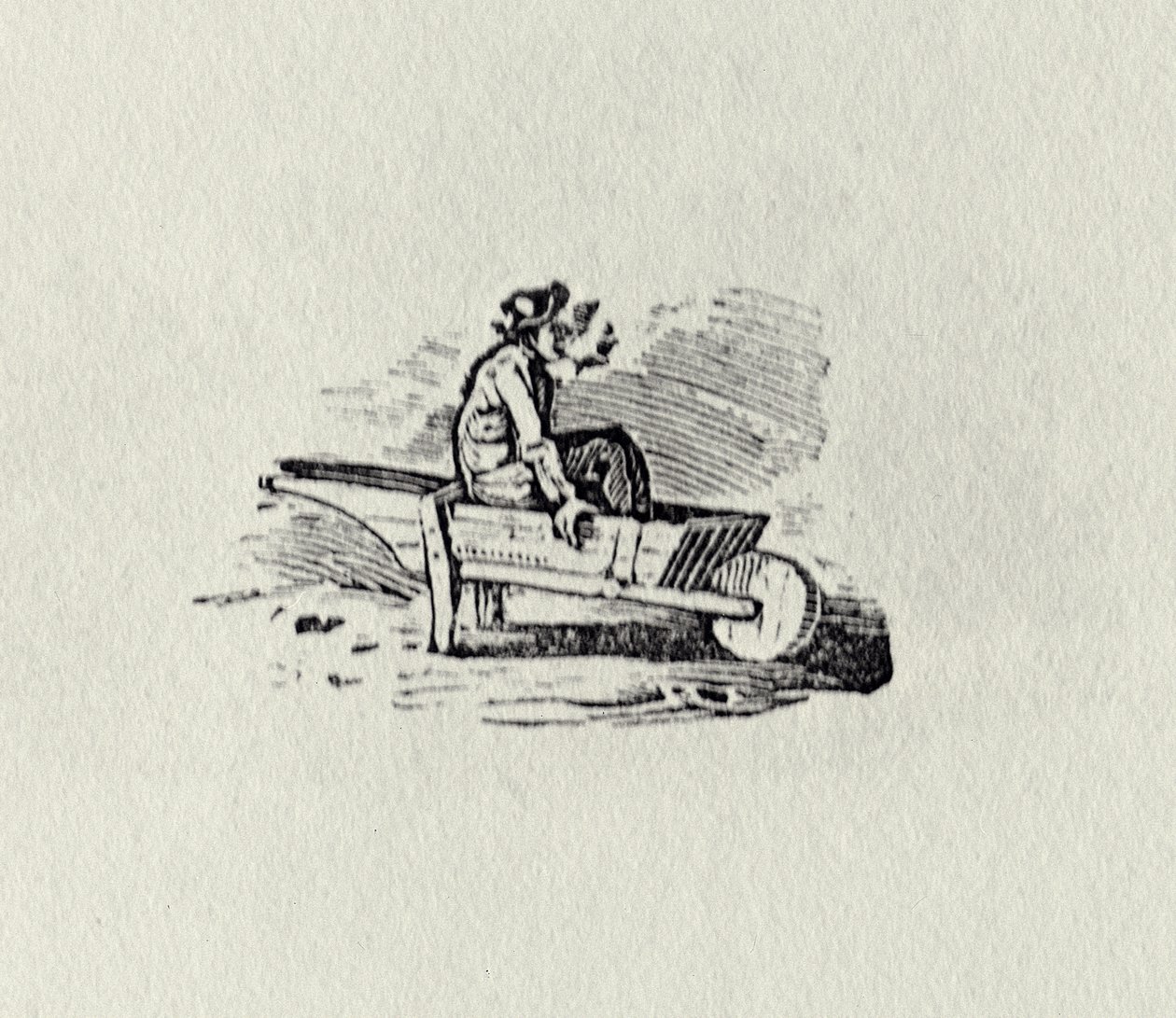 A Man in a Wheelbarrow from 