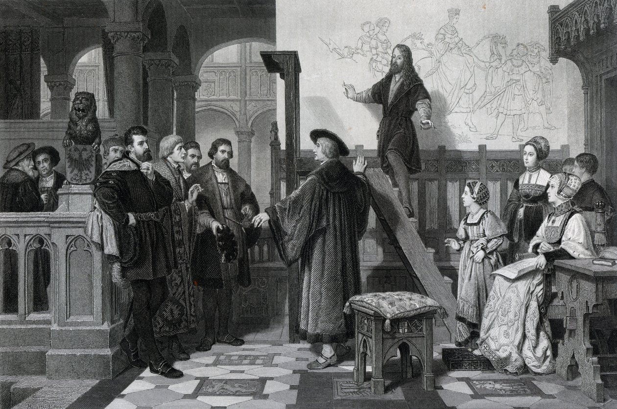 The Emperor Maximilian and Albrecht Durer by Thomas Brown