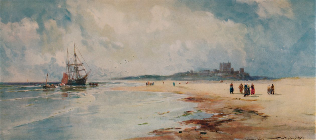 Bamborough Castle by Thomas Bush Hardy