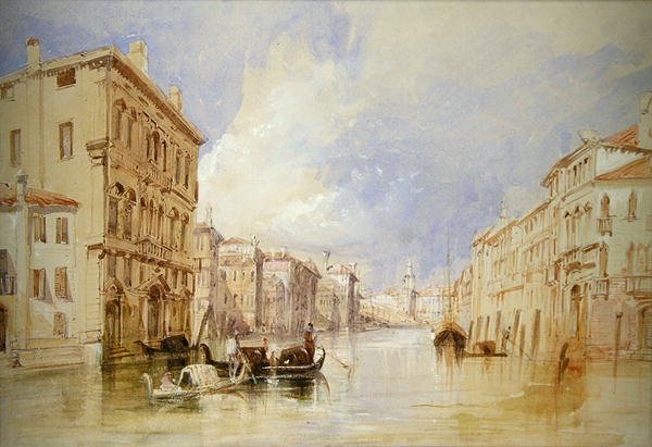 Shipping off the Venetian Lagoon by Thomas Bush Hardy