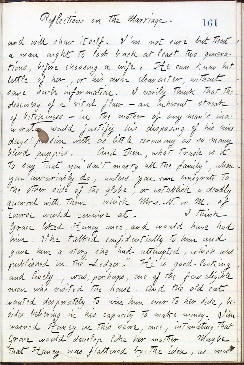 Thomas Butler Gunn Diaries - Volume 16, page 183, May 14, 1861 by Thomas Butler Gunn