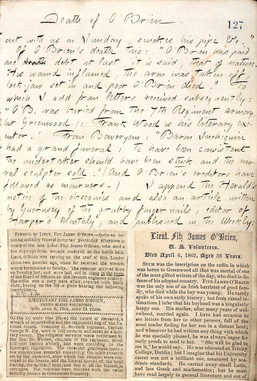 Thomas Butler Gunn Diaries - Volume 19, page 142, April 17, 1862 by Thomas Butler Gunn