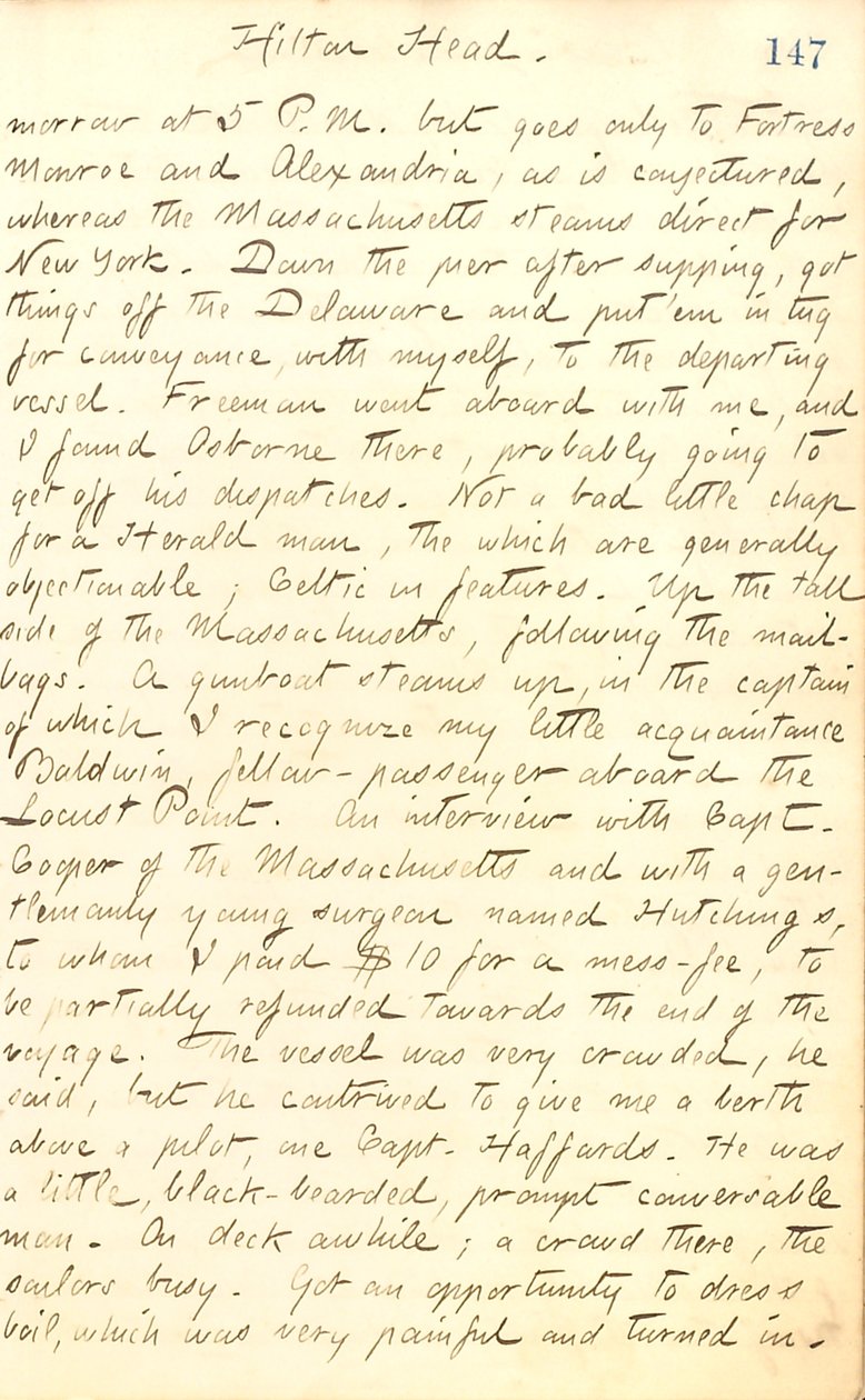 Thomas Butler Gunn Diaries - Volume 20, page 161, September 8, 1862 by Thomas Butler Gunn