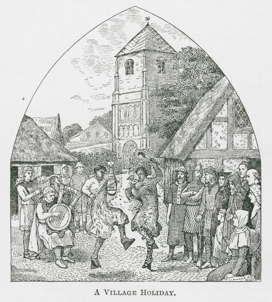 A Village Holiday by Thomas Charles Barfield