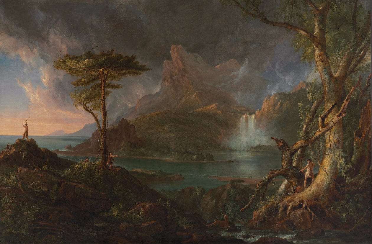 A Wild Scene by Thomas Cole